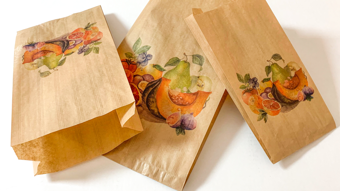 Nuevas bolsas de papel para frutas